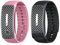 Asudaro Ultraschall Mückenschutz Armband - 1/2 Stück,Anti-Mücken-Repellent,Ultraschall Armband Outdoor Reise Kinder & Erwachsene geeignet - Schwarz,Rosa