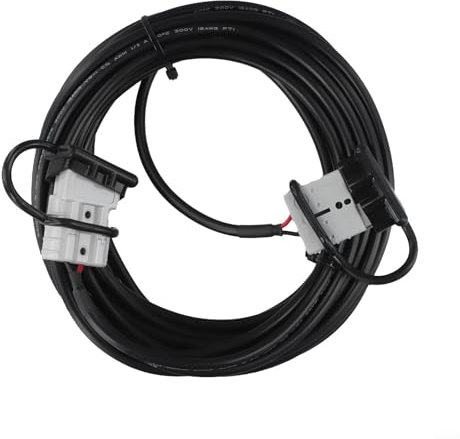 EXTRWORY Verlängerungskabel für Anderson-Stecker, 10 m, 50 A, 12 V Solar-Ladekabel mit versilberten Kontakten, Schutzart IP20, 600 V AC/DC