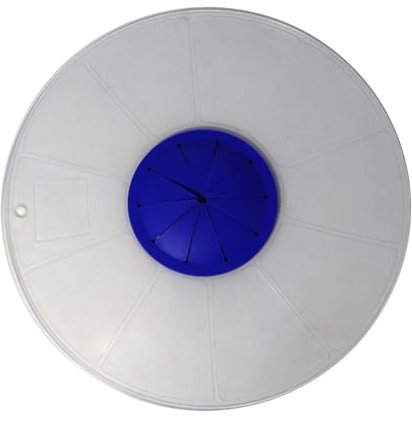 XingFuDM Spritzschutz, 30cm Spritzschutzdeckel Backen, Silikon Spritzschutz für Mixer Universal, Schüssel Deckel verhindert lästiges Spritzen beim Verquirlen von Eiern und Cremes