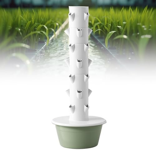 PPLDABNK Hydroponic Growing Tower, Garden Hydroponic Grow, Vertical Garden Planter Indoor Smart Garden Kit with Hydrating Pump for Strawberries, Tomatoes, Lettuce, Herbs,7 Layers