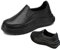 Zapatos de Chef Hombre Antideslizantes - Zapatos Trabajo Cocina Profesionales, Seguros y Transpirables, Cómodos para Hostelería y Restaurantes(43 EU)