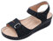 HOOUDO Sandali Ortopedici Donna,Sandali Comodi Donna,Scarpe Senza Lacci,Lavabili Sandalo Sportivo Zeppa Antiscivolo Scarpe Da Trekking Comode Per Camminare