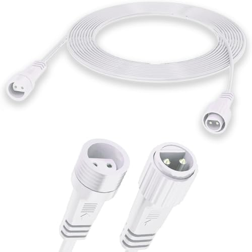 Joysing Prolunga Luci Natale 3m 2 Pin Connettore per Luci di Natale, IP44 Impermeabile Cavo di prolunga per Catena Luminosa Esterno Luci da Giardino Luci Stringa
