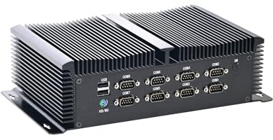 ANDAQI Fanless Industrial Computer, IPC, Mini PC, Windows 11 / Linux Ubuntu, I7 1355U 7 150U, IM11, 8 x COM, PS/2, 4 x USB3.0, 4 x USB2.0, GPIO, 3 x LAN, 2 x HDMI, DP, 64G RAM 4TB SSD