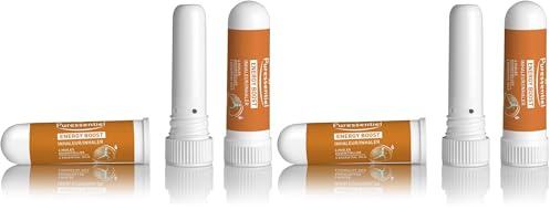 Puressentiel – Inhaleur Energy Boost aux 4 huiles essentielles BIO – 100% pures et naturelles - Coup de boost naturel - Tonus physique et mental - 1 ml (Lot de 2)