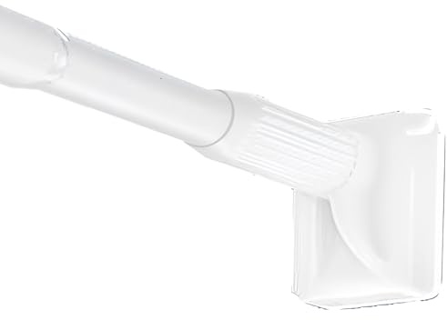 LWJSOCP Tringle à Rideau sans perçage, Barre télescopique réglable, Barre de Douche Extensible (Blanche, 160-250 cm) - Installation Facile, Design Moderne, décoration intérieure