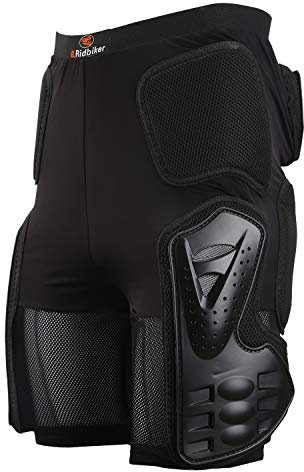 RIDBIKER Skating Gepolsterte Shorts Schützende Hüfte Hintern und Steißbein Snowboard Schutzausrüstung Erwachsene Armor Impact Shorts