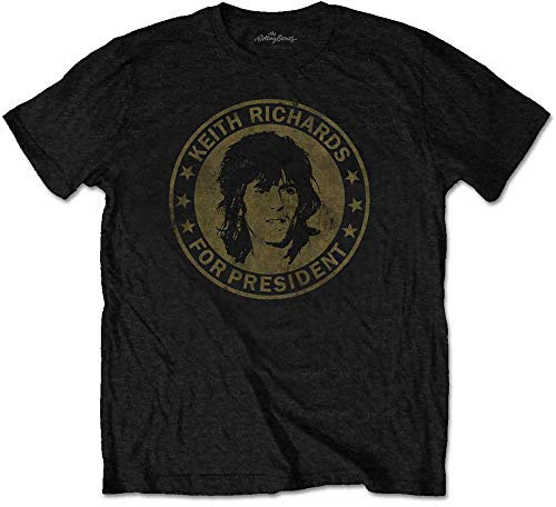 T-Shirt # M Unisex Black # Keith for President
