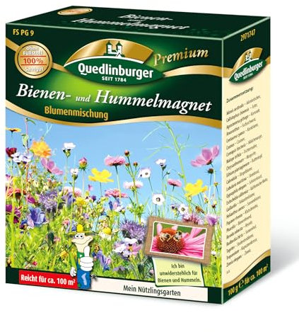 Quedlinburger Bienen- und Hummelmagnet 400g für 400m²