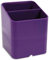Exacompta 67720D Premium Stiftehalter Pen-Cube mit 2 Fächern für mehr Ordnung auf dem Schreibtisch Stifteköcher Stiftebox Aufbewahrungsbox Organizer violett