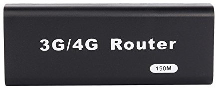 Mini WiFi Router, USB Wireless Router, Portátil Mini 3G / 4G WiFi Router, 150 Mbps, Compatible con Todos los Sistemas operativos, Conecta y Reproduce(Negro)