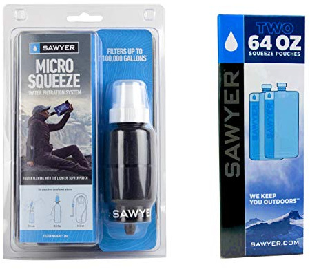 Sawyer Dual-Threaded Mini Plus Wasserfilter Doppelgewinde Sets (SP2129+SP114)