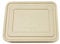 DISPOSABLE GREEN® | Bagasse Compartment Plates| Super Strong | Unbleached Sugarcane Bagasse | Home COMPOSTABLE, Biodegradable, ECO Friendly (25, LID [Fits 5 Compartment Plate])