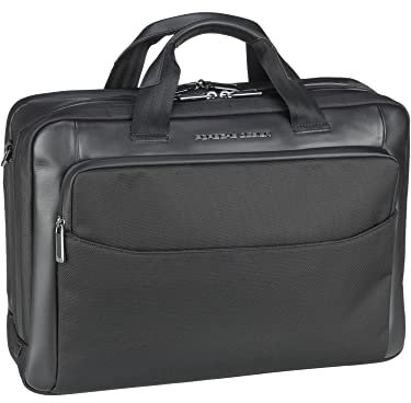 BRIC'S - Pd Roadster Briefcase M, Schwarz, 43x30x12 cm