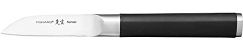 Fiskars Schälmesser, Sensei, Gesamtlänge: 18,2 cm, Rostfreier Stahl mit hohem Kohlenstoffgehalt/Kunststoff, 1024273