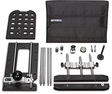 MPOWER CRB7 Woodworking Router Jig mk3 *MEGA Bundle* - 9 Functions – Including Large and Small Circle Cutting Jig – Multifunctional Router Guide for Routers for Woodworking