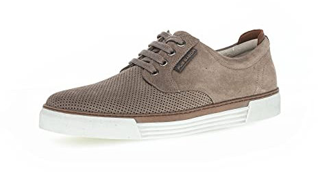 Pius Gabor Herren Sneaker Low,Halbschuhe,Wechselfußbett,zertifiziertes Leder,Man,Halbschuhe,straßenschuhe,Sportschuhe,lt.Brown,40.5 EU / 7 UK