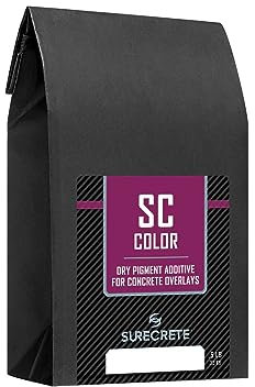 Surecrete SC Color Pack | Blanc naturel | 0,2,3 kg | Additif de couleur en poudre pour béton pour superpositions et produits de moulage