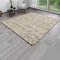 Steffensmeier Handweb Teppich Larbach | Wolle, Grün, handgewebt, Größe: 170x240 cm Wohnzimmer und Schlafzimmer