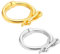 PH PandaHall 925 Sterling Silber Twister Verschluss 2 Stück Halsketten Verkürzer Verschluss Goldener Platin Armband Verlängerungsverschluss Perlenverstärker klick Verschluss Für Halskette Armband