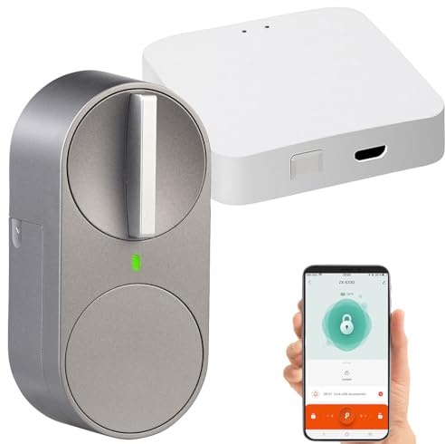 Mécanisme de serrure connecté TSZ-90 avec passerelle réseau [VisorTech]