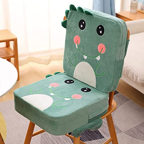 IIQI Rehausseur de chaise, Coussin Rehausseur Enfant Portable Eponge Confortable Coussins, Adapté pour les Repas des Jeunes Enfants. (A)