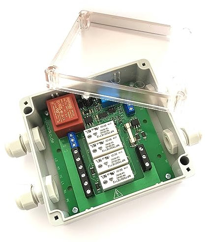 Umschaltstation für Netzvorrangschaltung max. 16A / 3600VA mit Inverter Ausgang für Notstrom, Camper