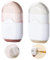 2 Pcs Manual Pencil Sharpener With Eraser and Container - Mini 2-in-1 for Kids, Adults, Students - School, Home, Office Supplies (White)