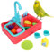 Pet Papageien Bird Bathtub, Vogelbadewanne Haustier Vogel Vogeldusche Badewanne mit Spielzeug Automatic Parrots Bathroom Bird Shower Tub