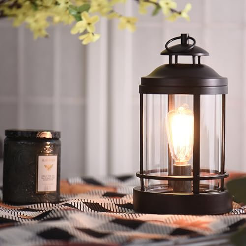 ORJG Electric Wax Warmer - Metal Wax Melting for Scented Wax, Edison Light Bulb Candle Wax Burner, for Home Decoration Office Wax Melting Melter, Gift (Retro, Castle)