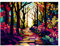 ParNarZar Diamond Painting Set für Erwachsene Waldweg Szenerie 35x45cm Klein Eckige Steine vollbild set für Küche, Speisesaal, Wohnstub, Schlafzimmer, Eingangshalle, Treppe