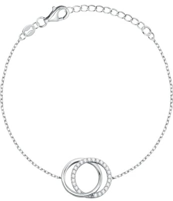 CHRIST Damen-Armband 925er Silber, recycelt Zirkonia