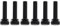 WB02X24790 Gas Stove Grate Bumpers Rubber Feet Range Burners Cafe Stove Top Cooktops Black Grates Rubber Foot Pads Home Kitchen Supplies
