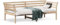 ShCuShan Dormeuse 90 x 190 cm aus massivem Kiefernholz, Schlafsofa, Gästebett, Funktionsbett mit Stauraum