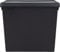 1 X 92L Extra Large Black Wham Bam 100% Recycled Plastic Containers with Air tight Snap Lid Stackable Strong Heavy Duty Storage Box Organiser Toys Shoes Storage Box for Garage Home Office