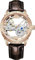OLEVS Rose Gold Herren Skelett-Mechanikuhr Automatik Selbstaufzug Wasserdicht Luminös Luxuriöse Lederarmbanduhr