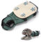 Hunderollstuhl Hunderoller für Die Hinterbeine, Rollstuhl-Schlepptasche für Kleine Haustiere, Mobilitätshilfe für Gelähmte Katzen mit 4 Rädern, Flexible Bewegung im Freien(Black,M(4-6kg/8.8-13.2lbs))