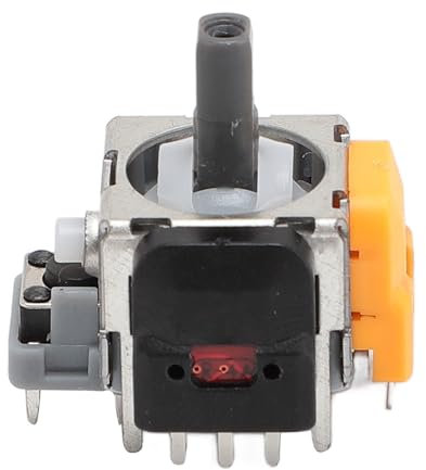 Hiraith 3D-Analogsensor-Ersatz, Premium-Metall-ABS-Material, Kompatibler Gamecontroller, 2 Stück für Hall-Sensor-Modul
