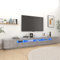 Festnight TV Schrank 300 cm mit led Beleuchtung Lowboard TV Board Fernseher schrank-Betongrau-300x35x40 cm