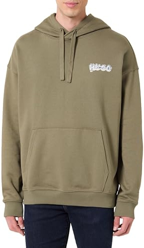 HUGO Men's Nyrohood Sweatshirt, Open Green, S