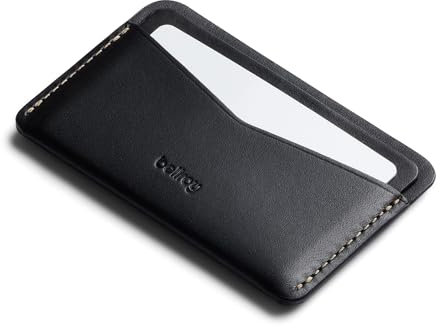 Bellroy Card Slip (minimalistisches Kartenetui aus Leder mit Platz für bis zu 4 Karten) - Black