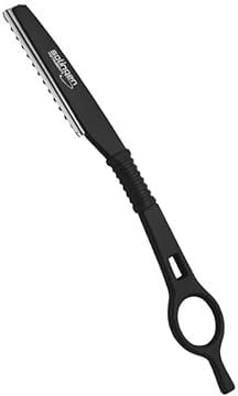 Professional Hair Thinning Razor Comb – Stainless Steel Hair Cutting, Layering & Texturizing Tool for Men & Women – Precision Styling Razor for Salon, Beard Trimming & DIY Haircuts – Black