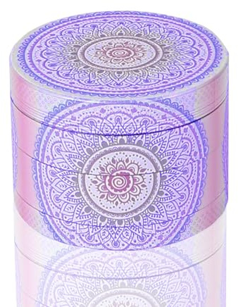 Grinder Crusher Broyeur en acier inoxydable 63 mm Grand broyeur à herbes pour épices, herbes, pollen et vanille
