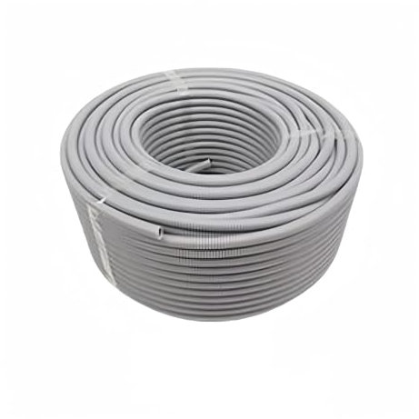 PP Isolation des tuyaux ondulés ， Manchon de Protection de Fil en Plastique for Harnais de tuyauterie(Grey,25mm)