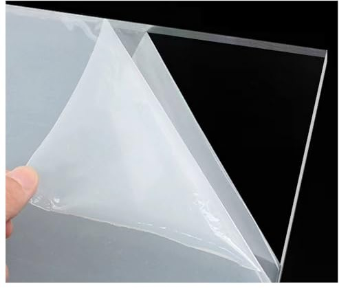 Acriliche transparentes de 50cm x 90cm x 5mm, lámina acrílica de transparente de 5 mm de grosor, paneles de transparente para decoración, exhibición, marco de fotos