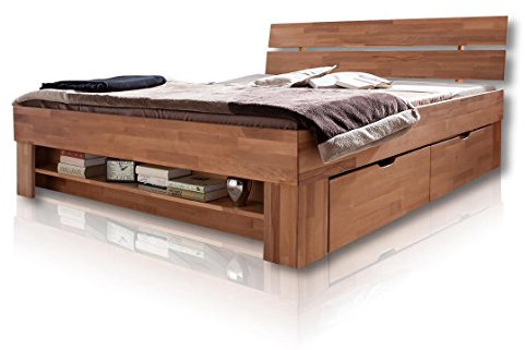 Unbekannt Futonbett SOFIE - Kernbuche massiv - 140x200 cm