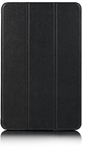 Xuanbeier Ultradünne Hülle Kompatibel mit Samsung Galaxy Tab A 10.1 2016 SM-T580/T585 (A6) Tablette Schutzhülle mit Ständer und Auto Schlaf/Wachen Funktion,Schwarz