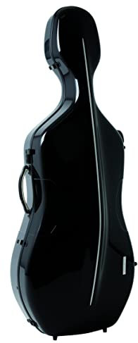 Gewa Celloetui AIR 3.9 kg schwarz/bordeaux Made in Germany extrem bruchsicher, beste Insolationseigenschaften
