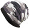 EROSPA® Winter-Mütze Beanie - Herren Damen Unisex Cape - Camouflage Weiß