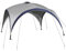 Outsunny Garten Pavillon Gartenzelt Festzelt Partyzelt Sonnenschutz wetterfest Metallstange + Polyester Cremeweiß + Blau 4 x 4 x 2,5 m